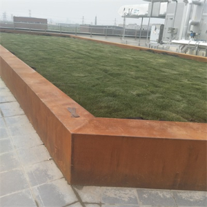 岳阳耐候钢花池围边